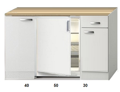 Kitchenette 120 CM incl koelkast RAI-2252