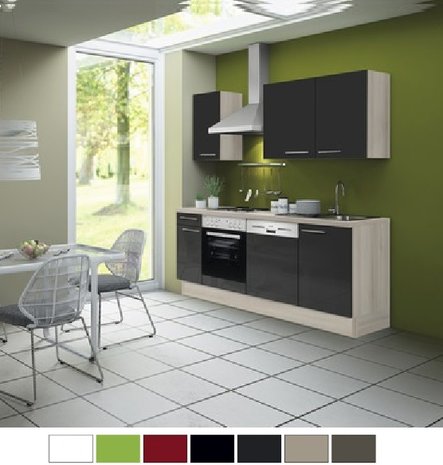 Kitchenette 210 met stelpoten incl inbouw apparatuur RAI-0352