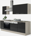 Kitchenette 210 met stelpoten incl inbouw apparatuur RAI-0352