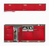keukenblok 210cm incl vaatwasser, koelkast en afzuigkap RAI-9494 keukenblok 210cm incl vaatwasser, koelkast en afzuigkap RAI-9494
