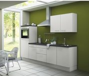 Kitchenette CONCEPT Bengt 270 cm wit incl. Ingebouwde apparaten RAI-3737