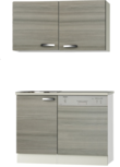 Kitchenette 120cm Vigo incl al inbouw vaatwasser RAI-2324