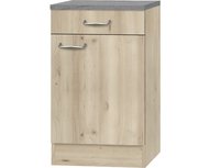 Onderkast Elba breedte 50 cm met een la beuken Onderkast Elba breedte 50 cm met een la beuken