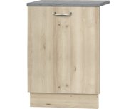 Vaatwasser deur Elba breedte 60 cm replica beuken Vaatwasser deur Elba breedte 60 cm replica beuken