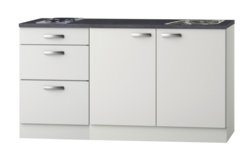 Kitchenette Lagos 150cm incl spoelbak en e-kookplaat RAI-85