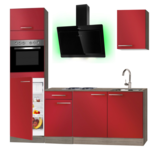 kitchenette 210cm met koelkast en afzuigkap RAI-3372 kitchenette 210cm met koelkast en afzuigkap RAI-3372
