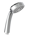 RIMINI handdouche, 1 functie, chroom  antikalk nozzles  handdouche: Ø ca. 8 cm  inclusief waterbesparende pakking-tot wel 50% minder water verbruik  ½