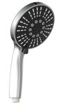 TOSCANA II handdouche, 5 functies, chroom  antikalk nozzles  5 selecteerbare jets  douchekop: Ø ca. 12,5 cm  inclusief waterbesparende pakking - tot wel 50% minder water verbruik  ½