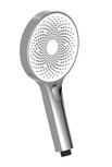 SAMOA RAIN handdouche, 3 functies, chroom-wit  antikalk nozzles  3 selecteerbare jets  douchekop: Ø ca. 13 cm  inclusief waterbesparende pakking - tot wel 50% minder water verbruik  ½