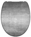 Duroplast WC-bril INDUSTRIAL GREY met soft-close