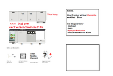 kitchenette 210 Element incl apparatuur RAI-0055 kitchenette 210 Element incl apparatuur RAI-0055