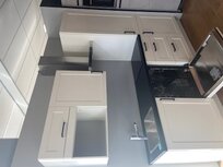 Showmodel rechte keuken240cm incl apparatuur per direct leverbaar NEW-5555 Showmodel rechte keuken240cm incl apparatuur per direct leverbaar NEW-5555