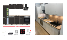 Rechte keuken incl apparatuur Rechte keuken incl apparatuur