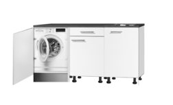 kitchenette 180cm met inbouw wasmachine en spoelbak RAI-003344