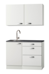 Kitchenette Lagos wit hoogglans 100 × 60 cm HRG-9299
