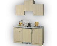 Kitchenette Levanzo Berken Hout 150 cm RAI-5399 Kitchenette Levanzo Berken Hout 150 cm RAI-5399