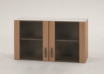Bovenkast Klassiek 50 Beuken met glas, 100cm x 32 cm O500-6-OPTI-37 Bovenkast Klassiek 50 Beuken met glas, 100cm x 32 cm O500-6-OPTI-37