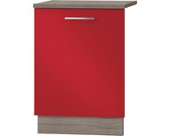 Kabinet Deur voor vaatwasser Imola signaal rood satijn (BxHxD) 59,6x70,0x1,6 cm HRG-775