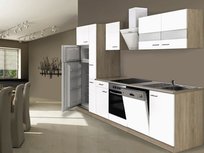 Keuken wit 310cm HUS-1398