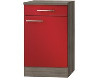 Kabinet Imola signaal rood satijn (BxHxD) 50,0x84,8x60,0 cm HRG-193