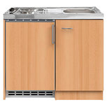 Pantry kitchenette 100 x 60 incl koelkast en e-kookplaat 