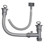 Aansluit setje tbv Ronde inbouw spoelbak 45cm RAI-005 Aansluit setje tbv Ronde inbouw spoelbak 45cm RAI-005