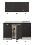 Kitchenette Faro Antraciet 120cm HRG-5394 Kitchenette Faro Antraciet 120cm HRG-5394