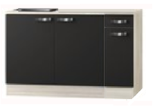 keukenblok Antraciet 130 cm incl spoelbak RAI-04837 keukenblok Antraciet 130 cm incl spoelbak RAI-04837