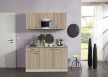 Kitchenette Padua Houtnerf met magnetron 150cm HRG-03982 Kitchenette Padua Houtnerf met magnetron 150cm HRG-03982