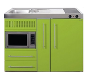 MPM 120 A Groen met koelkast, apothekerskast en magnetron RAI-9540