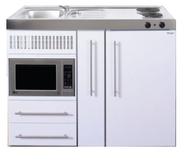 MPM 120 A Wit met koelkast, apothekerskast en magnetron RAI-9541