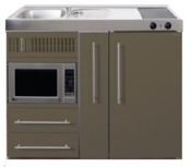 MPM 120 A Bruin met koelkast, apothekerskast en magnetron RAI-9542