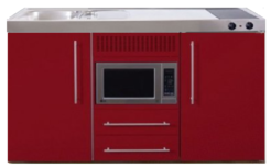 MPM 150 Rood met koelkast en magnetron RAI-953