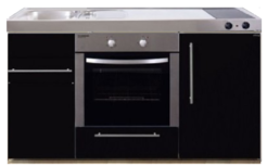 MPB 150 Zwart metalic met koelkast en oven RAI-939