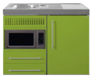 MPM 100 Groen met koelkast en magnetron RAI-9515