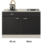 Keukenblok Antraciet 120cm RAI-510 Keukenblok Antraciet 120cm RAI-510