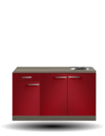 Kitchenette Rood Hoogglans 150cm HRG-555 Kitchenette Rood Hoogglans 150cm HRG-555
