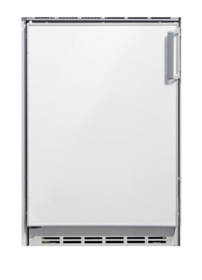 Keukenblok 160 Antraciet incl wandkasten rvs spoelbak en koelkast en magnetron RAI-415