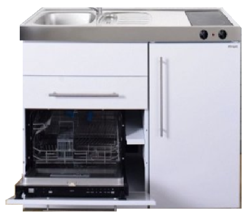 MPGS 120 Wit met vaatwasser en koelkast RAI-9592