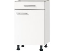 Onderkast wit mat Bengt 40 cm wit met een la rai-450 afbeelding
