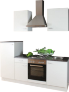 Keukenblok 200-210cm incl koelkast, oven en kookplaat RAI-710 afbeelding