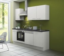 Kitchenette CONCEPT Bengt 210 cm wit incl. Ingebouwde apparaten RAI-949 afbeelding