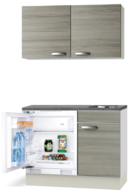 Kitchenette 100cm Vigo incl mini inbouw koelkast RAI-2251 afbeelding