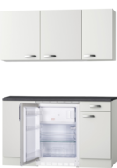 Kitchenette 120 CM incl koelkast en bovenkasten RAI-2258 afbeelding