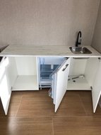 Showmodel keuken 180cm met koelkast per direct leverbaar NEW-555 afbeelding