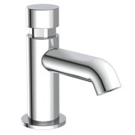 LIMA zelfsluitende fonteinkraan, chroom keramische schijven bediening door drukknop en sluit automatisch vervangbaar ventiel bovenstuk mousseur KIWA-gekeurd besparing van water door beperkte afbeelding