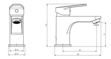 FUTURA DVGW ééngreepsmengkraan wastafel, chroom hochwaardige verchroming volgens DIN EN 248 bijzonder stil - geluidsklasse A geluidsarme, verwisselbare 35 mm-cartouche 1 ¼" (Ø ca. 4 cm) afvoer