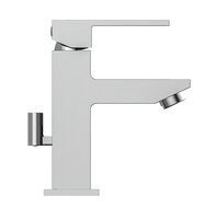 TOKYO II ééngreepsmengkraan wastafel, chroom keramische schijven geluidsarme, verwisselbare 25 mm-cartouche flexibele metalen aansluitslangen volgens DVGW/KTW-A mousseur KIWA-gekeurd 1 ¼" ku