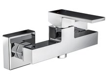 TOKYO II ééngreepsmengkraan douche, chroom keramische schijven geluidsarme, verwisselbare 25 mm-cartouche ½" (Ø ca. 1,9 cm) verbinding voor doucheslang metalen greep garantie: 5 jaar afbeelding