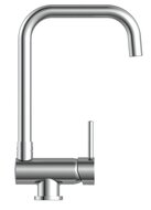 WINDOW ééngreepsmengkraan keuken met plooibare uitloop, chroom